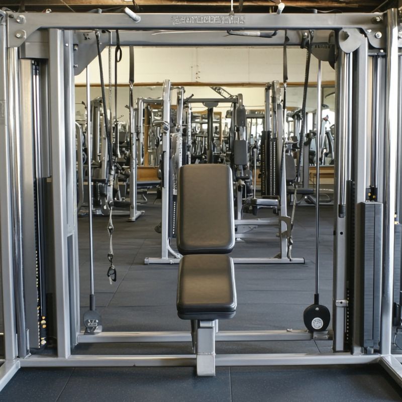 Rubber gym flooring installation in Cave Creek, AZ
