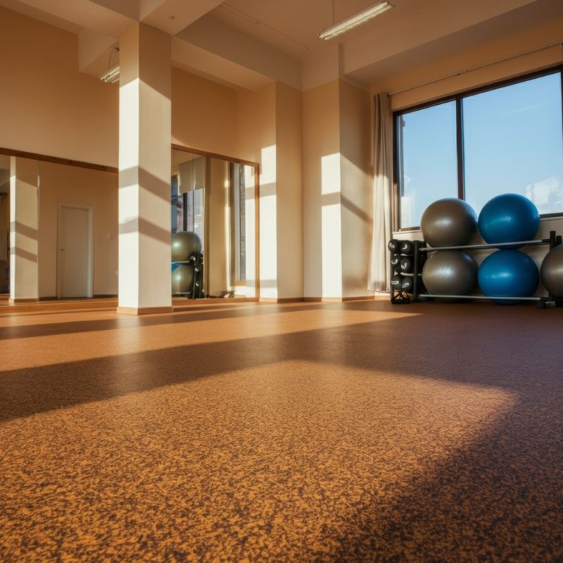 Rubber gym flooring installation in Glendale, AZ